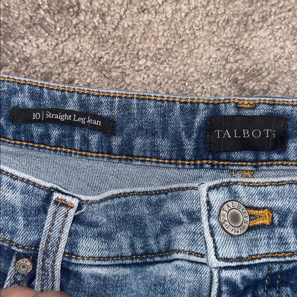 Talbots 10 straight leg jeans high rise women’s pants denim - Picture 3 of 8